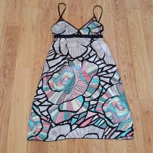 Floral dress pastel silky